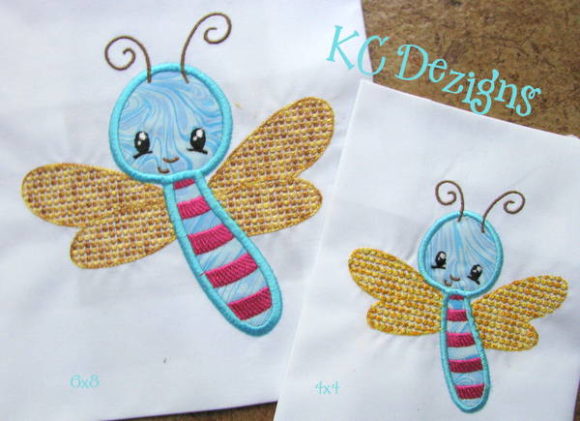 Baby Bug Fly Embroidery Design