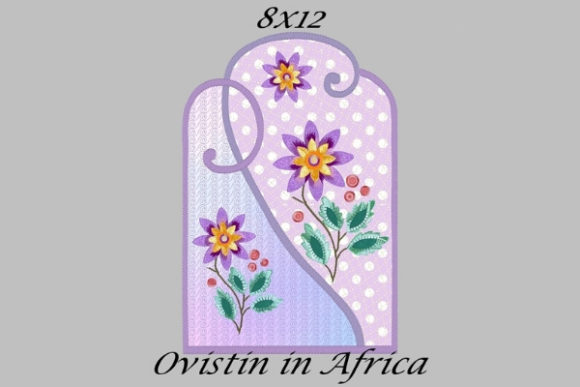 Beautiful Floral Applique Placemat