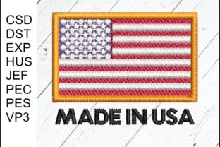 Made in USA Flag