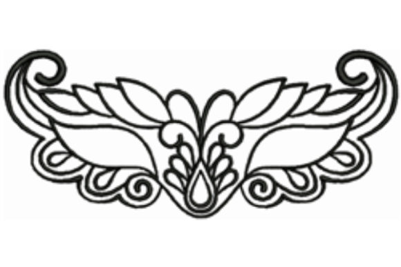 Ornamental Mask: A Review for Real Embroidery Use