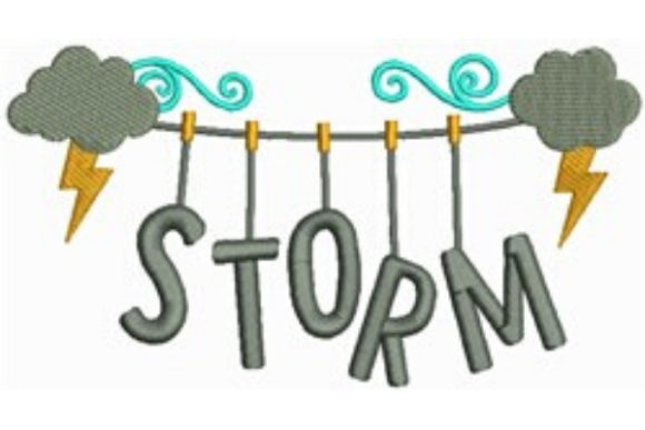Storm Clothesline Embroidery Review